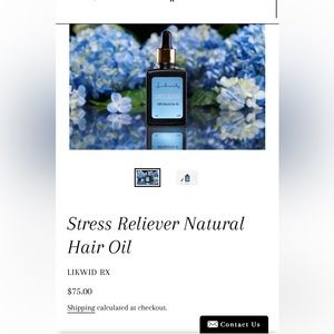 Likwid RX Stress Reliever Hair Oil